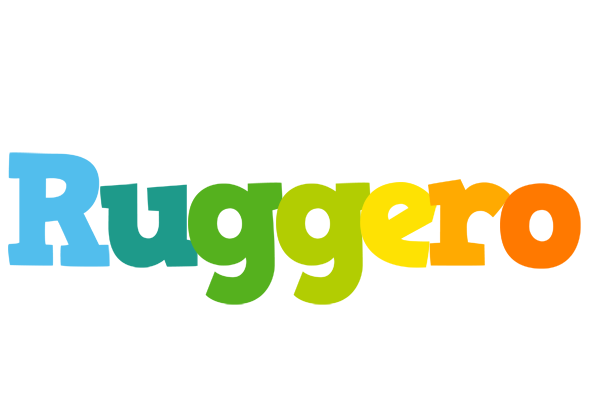 Ruggero rainbows logo