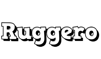 Ruggero snowing logo