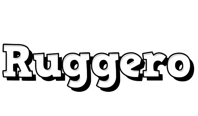 Ruggero snowing logo