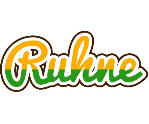 Ruhne banana logo