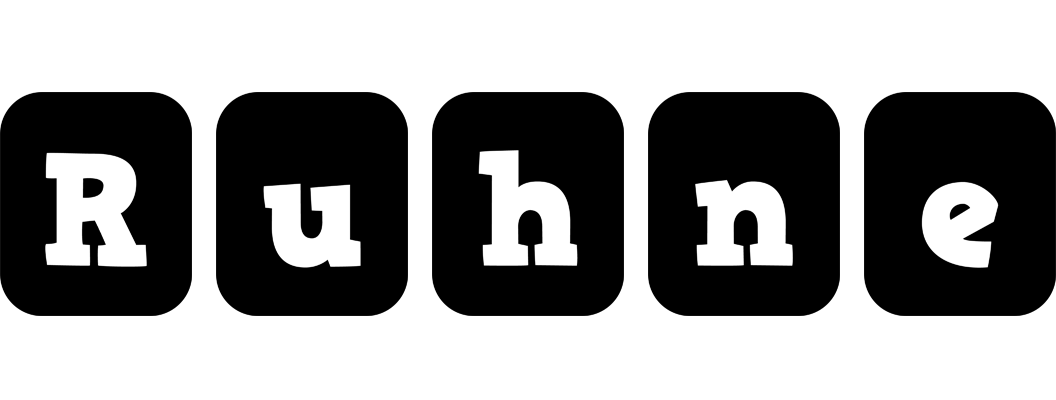 Ruhne box logo