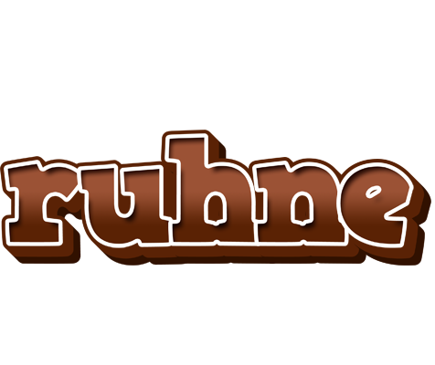 Ruhne brownie logo