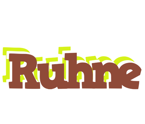 Ruhne caffeebar logo