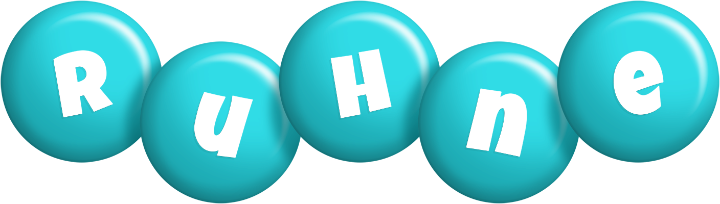 Ruhne candy-azur logo