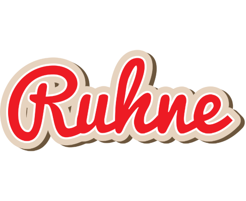 Ruhne chocolate logo