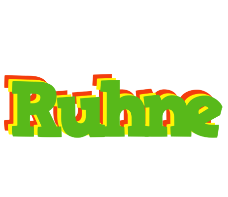 Ruhne crocodile logo