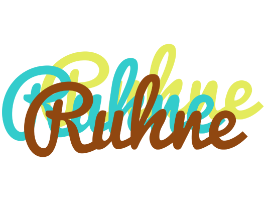 Ruhne cupcake logo