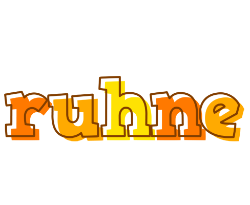 Ruhne desert logo