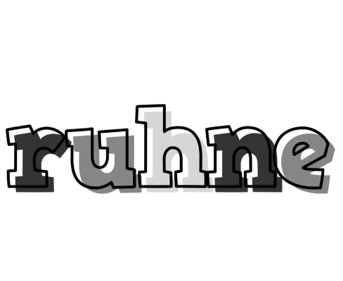 Ruhne night logo