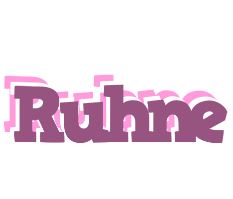 Ruhne relaxing logo
