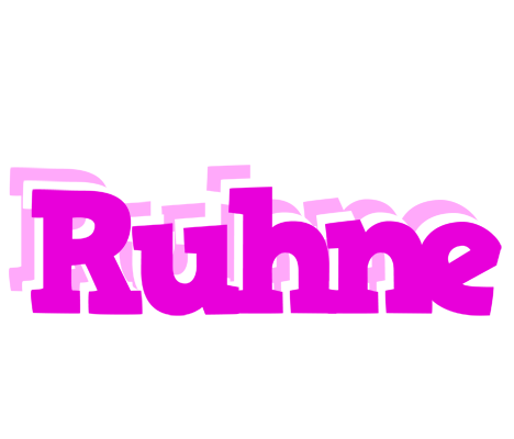 Ruhne rumba logo