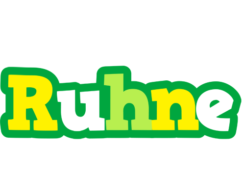 Ruhne soccer logo
