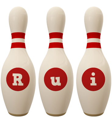 Rui bowling-pin logo