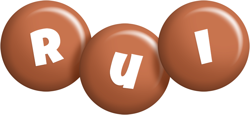 Rui candy-brown logo