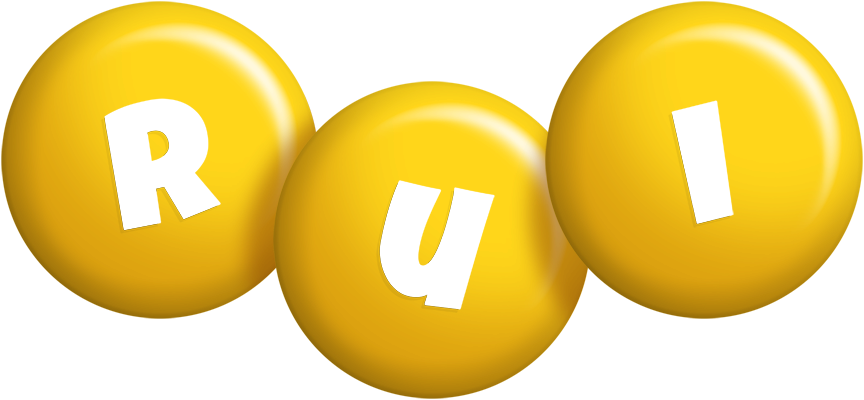 Rui candy-yellow logo