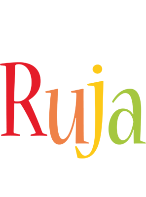 Ruja birthday logo