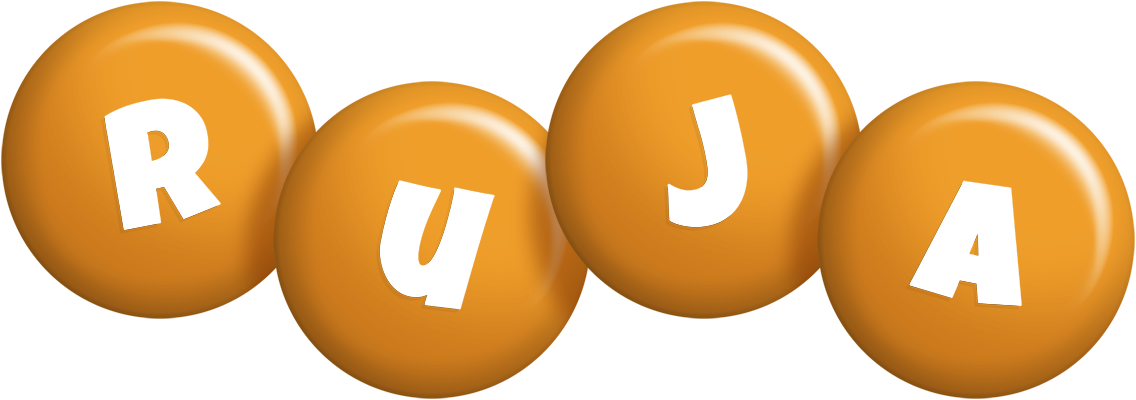 Ruja candy-orange logo