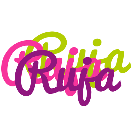 Ruja flowers logo