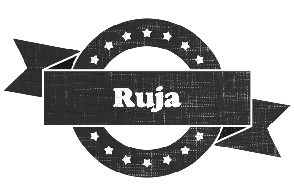 Ruja grunge logo