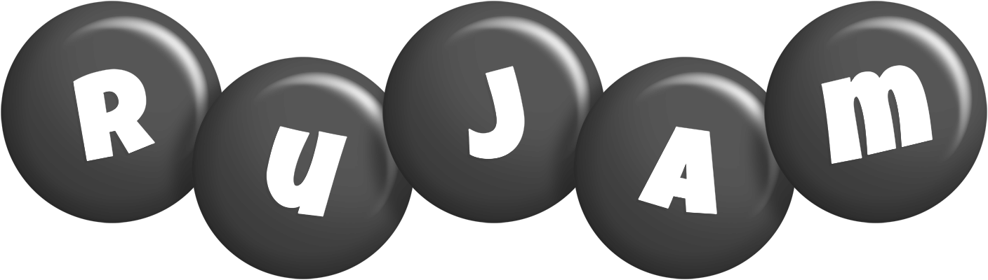 Rujam candy-black logo