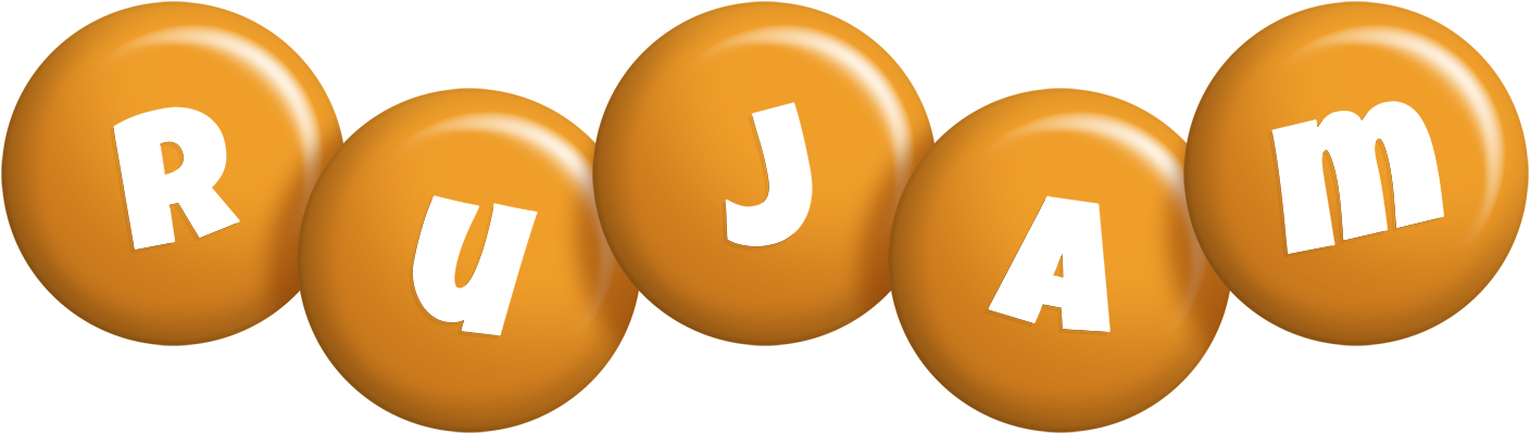 Rujam candy-orange logo