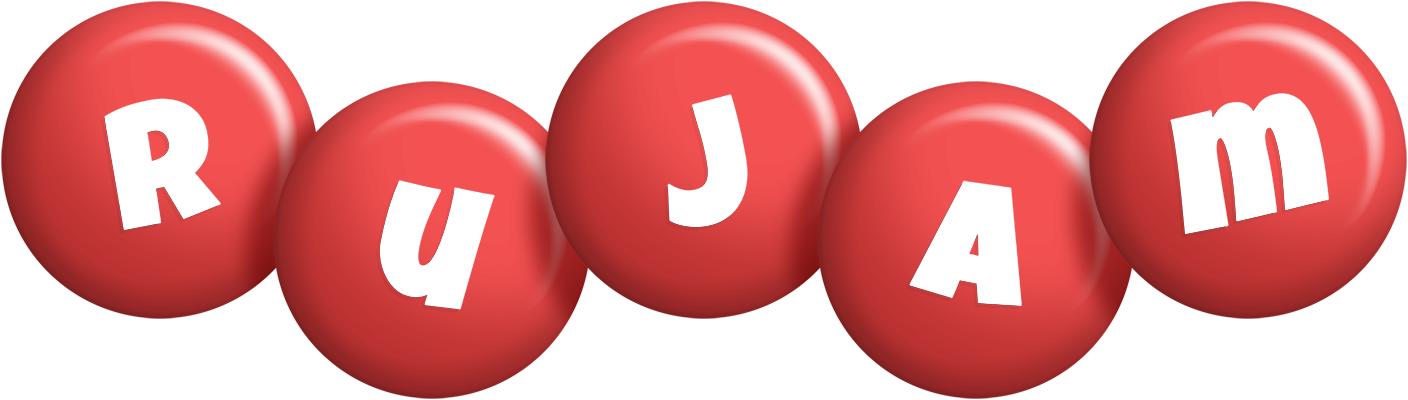 Rujam candy-red logo