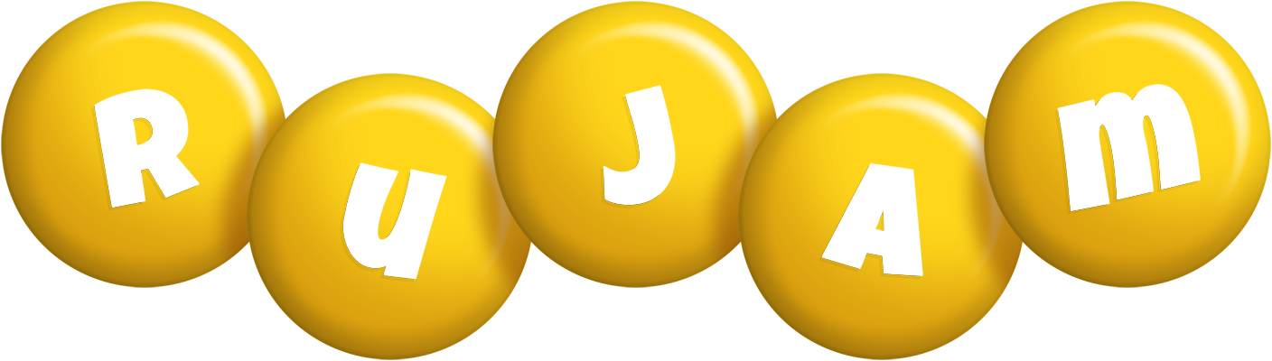 Rujam candy-yellow logo