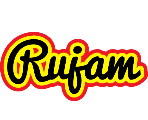 Rujam flaming logo