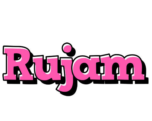 Rujam girlish logo