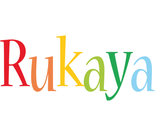 Rukaya birthday logo