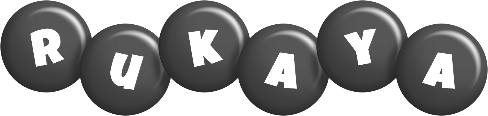 Rukaya candy-black logo