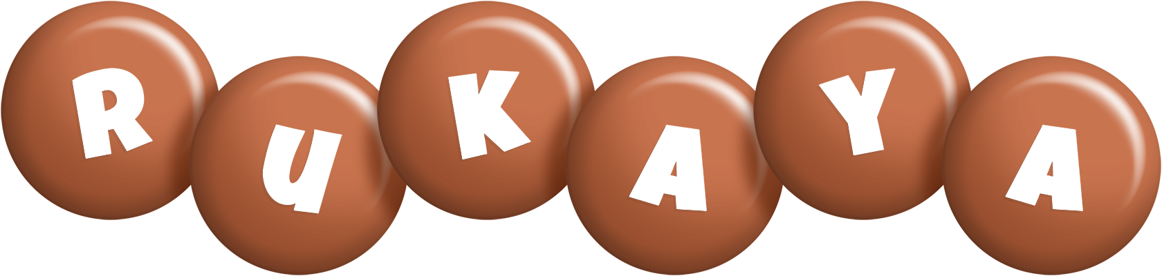 Rukaya candy-brown logo