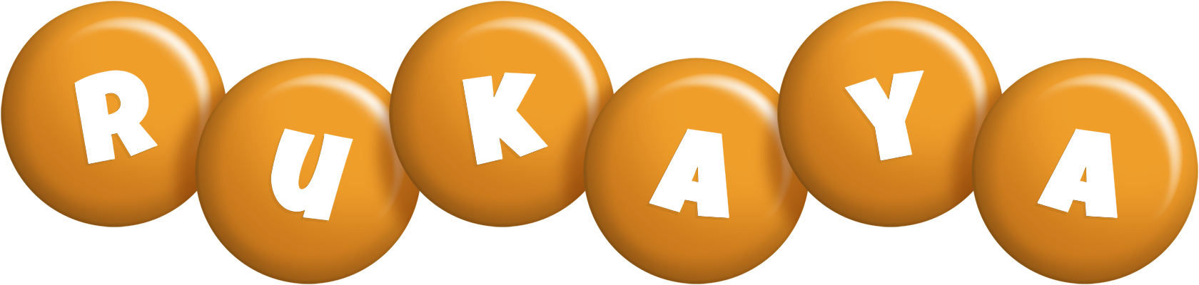 Rukaya candy-orange logo