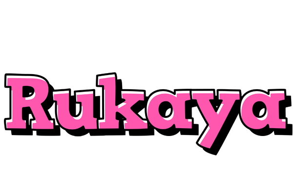 Rukaya girlish logo