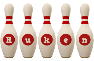 Ruken bowling-pin logo