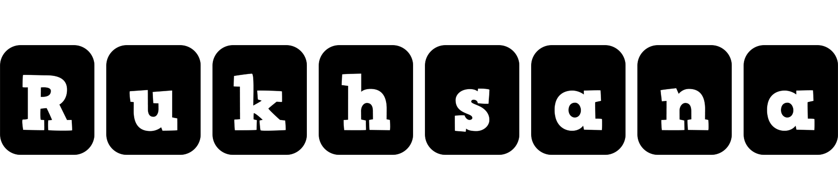 Rukhsana box logo