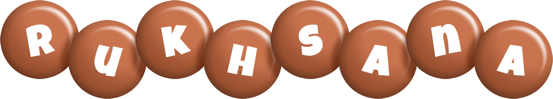 Rukhsana candy-brown logo