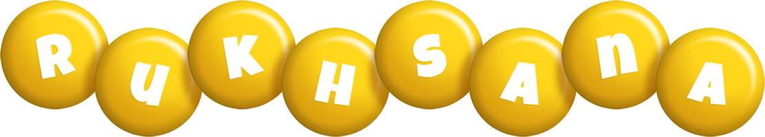 Rukhsana candy-yellow logo