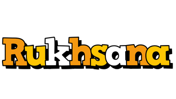 Rukhsana cartoon logo