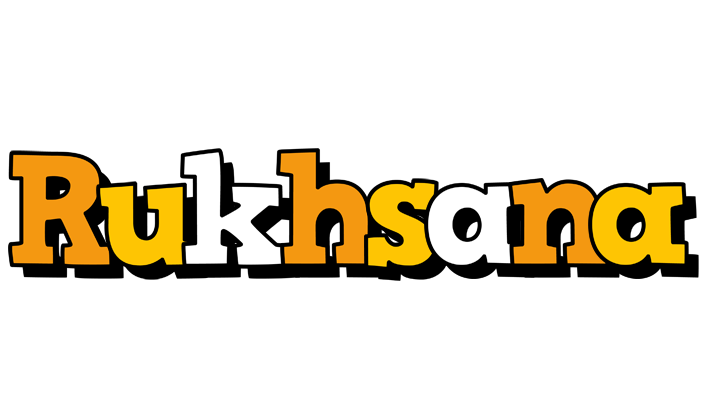 Rukhsana cartoon logo