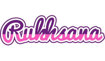 Rukhsana cheerful logo