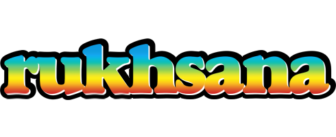 Rukhsana color logo