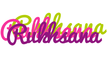 Rukhsana flowers logo