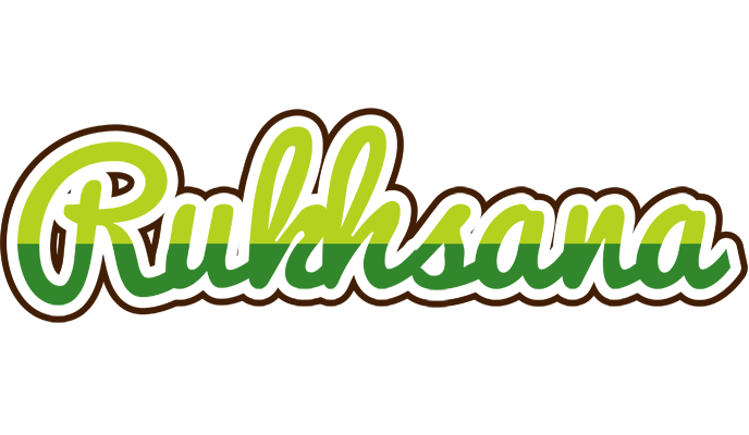 Rukhsana golfing logo