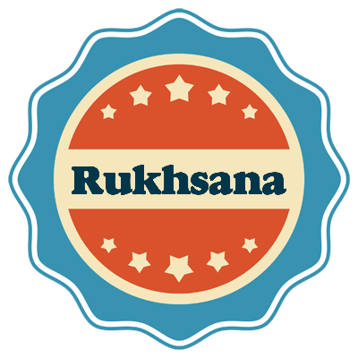 Rukhsana labels logo