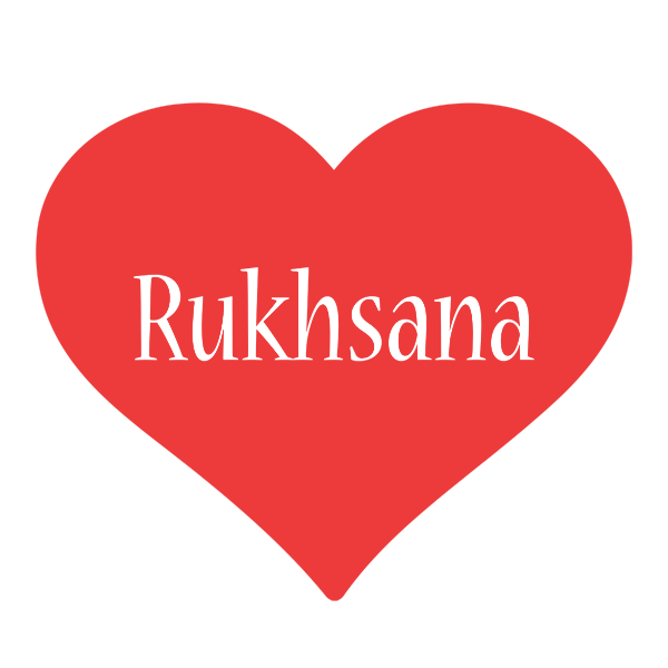 Rukhsana love logo