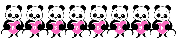 Rukhsana love-panda logo