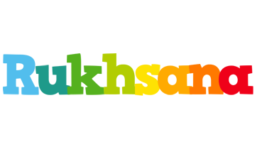 Rukhsana rainbows logo