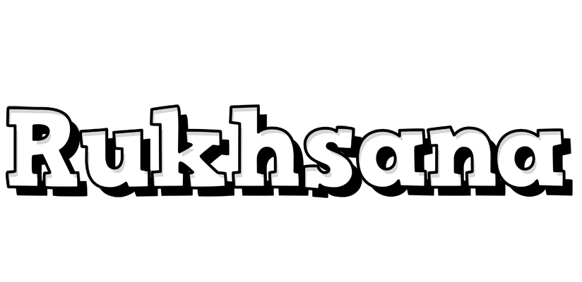Rukhsana snowing logo