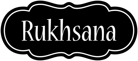 Rukhsana welcome logo